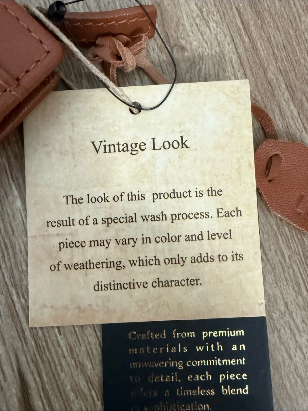 Genuine Leather Brown Trifold Wallet with Zippered Change Purse